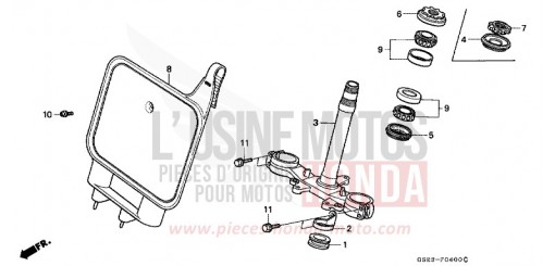 STEERING STEM CR80RR de 1994